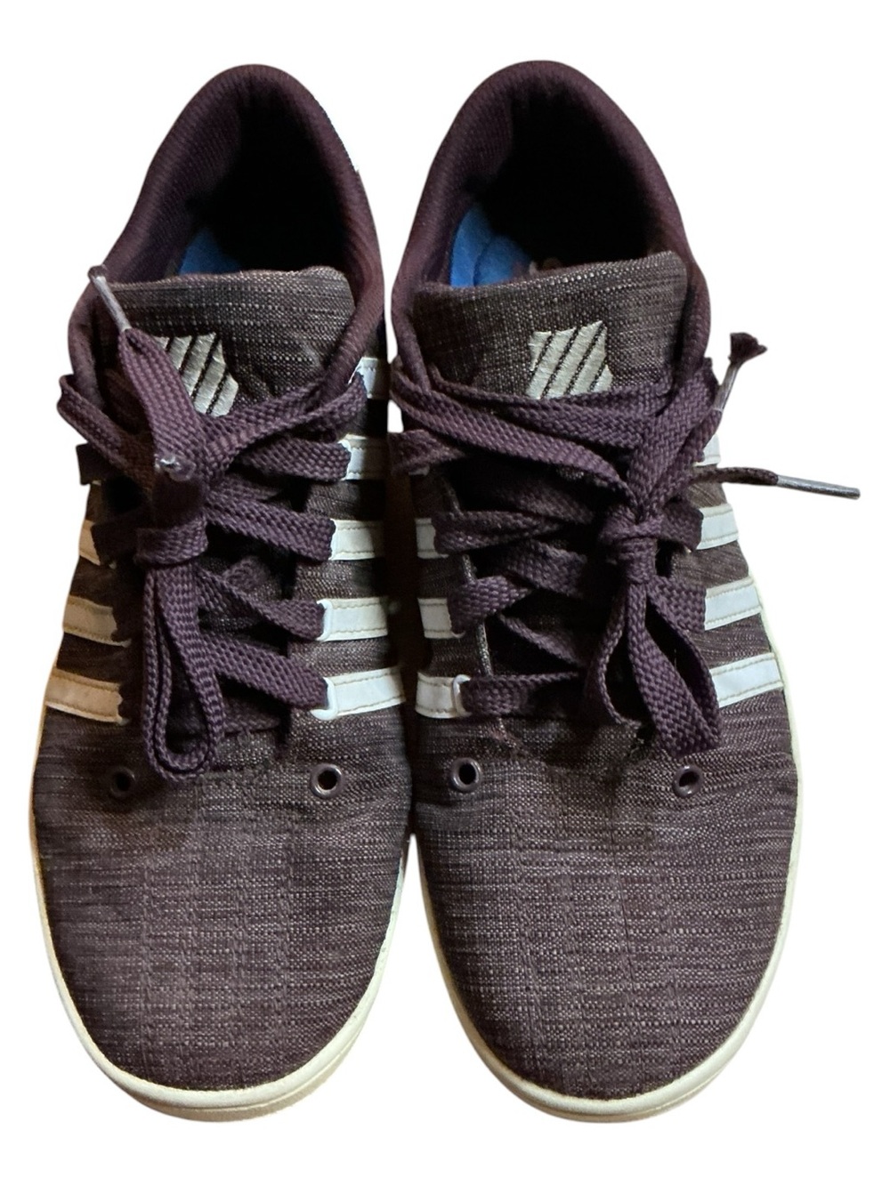 💟K-Swiss Low Top Casual Sneakers Men's Size 10 Lace Up Shoes